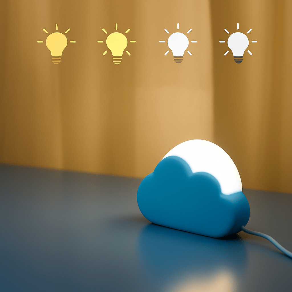 Veilleuse Bébé - CloudVeilleuse™ - Bleu - confortdebebe.com